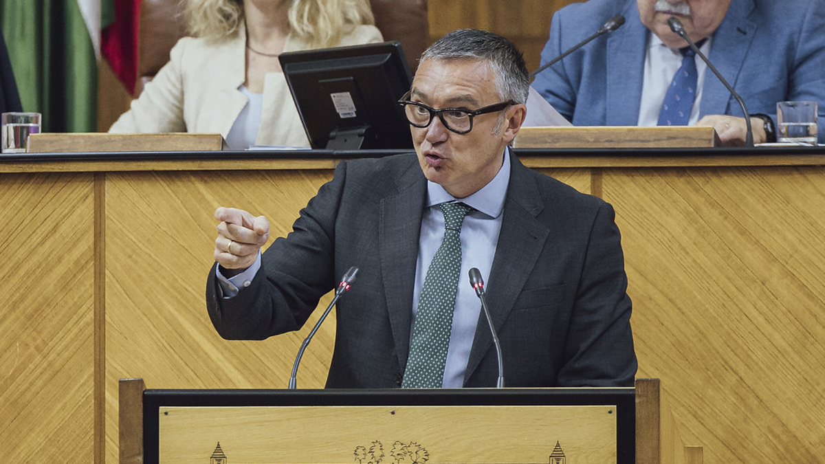 Manuel Gavira, portavoz del Grupo Parlamentario VOX en el Parlamento de Andalucía