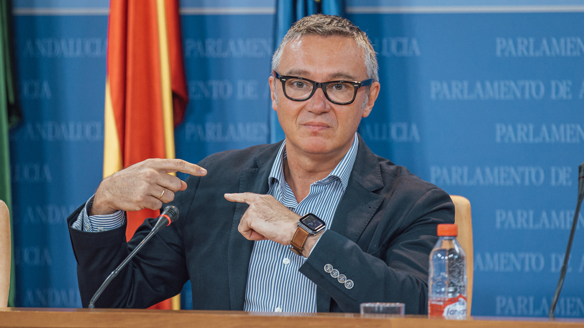 Manuel Gavira, portavoz del Grupo Parlamentario VOX en el Parlamento de Andalucía