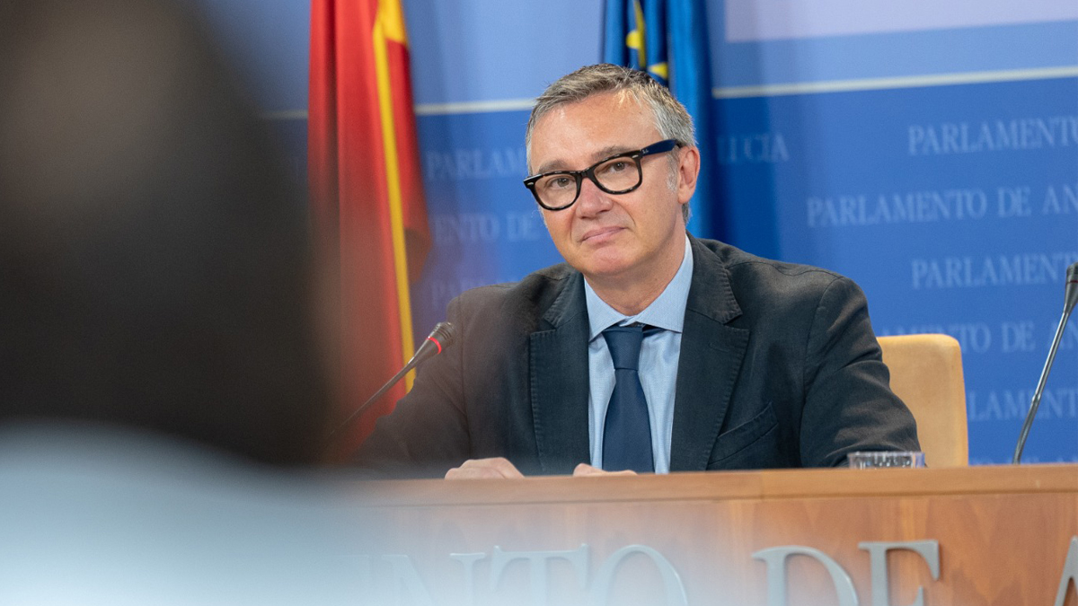 Manuel Gavira, portavoz del Grupo Parlamentario VOX en el Parlamento de Andalucía