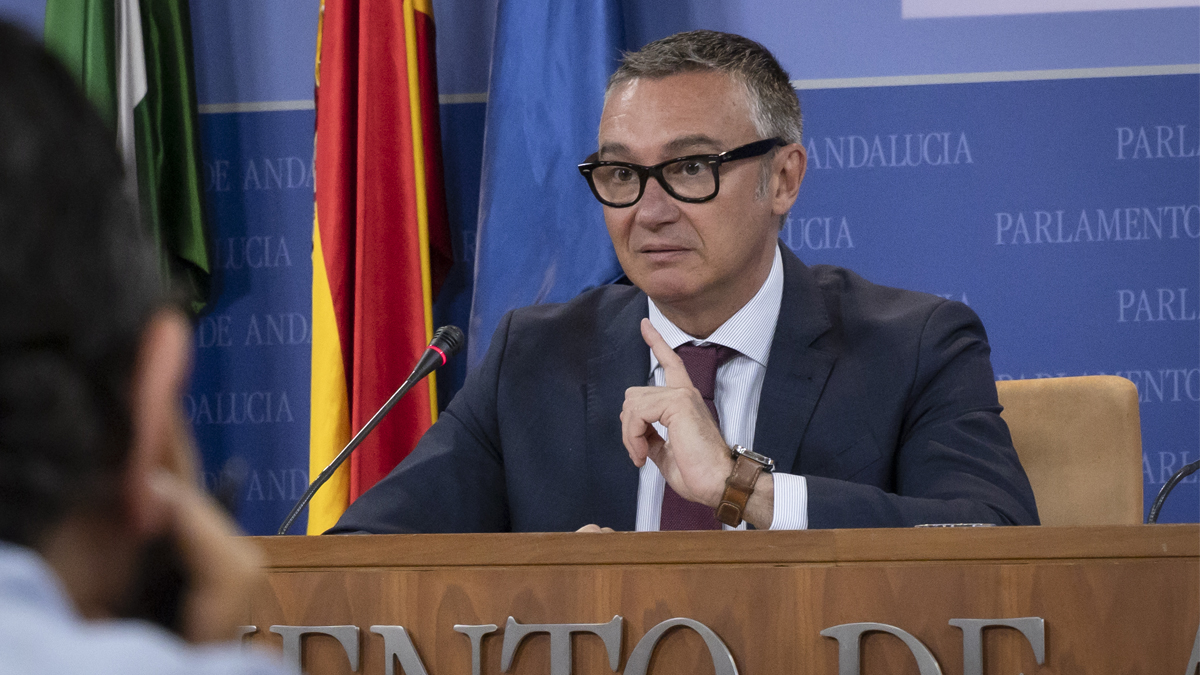 Manuel Gavira, portavoz del Grupo Parlamentario VOX en el Parlamento de Andalucía