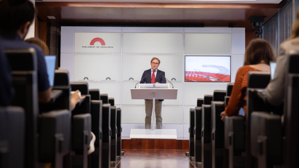 Joan Garriga Doménech (Portavoz de VOX en el Grupo Parlamentario de