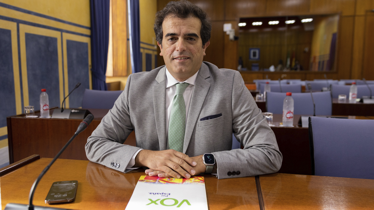 Antonio Sevilla, diputado del Grupo Parlamentario VOX en el Parlamento de Andalucía por Málaga