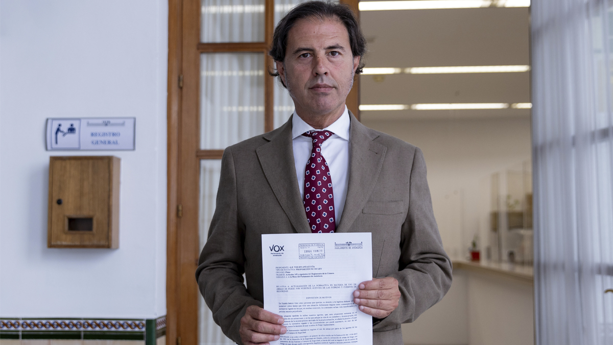 Benito Morillo, diputado del Grupo Parlamentario VOX en el Parlamento de Andalucía por Jaén