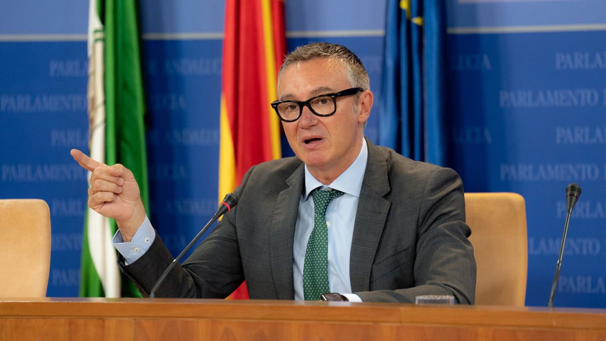 Manuel Gavira, portavoz del Grupo Parlamentario VOX en el Parlamento de Andalucía