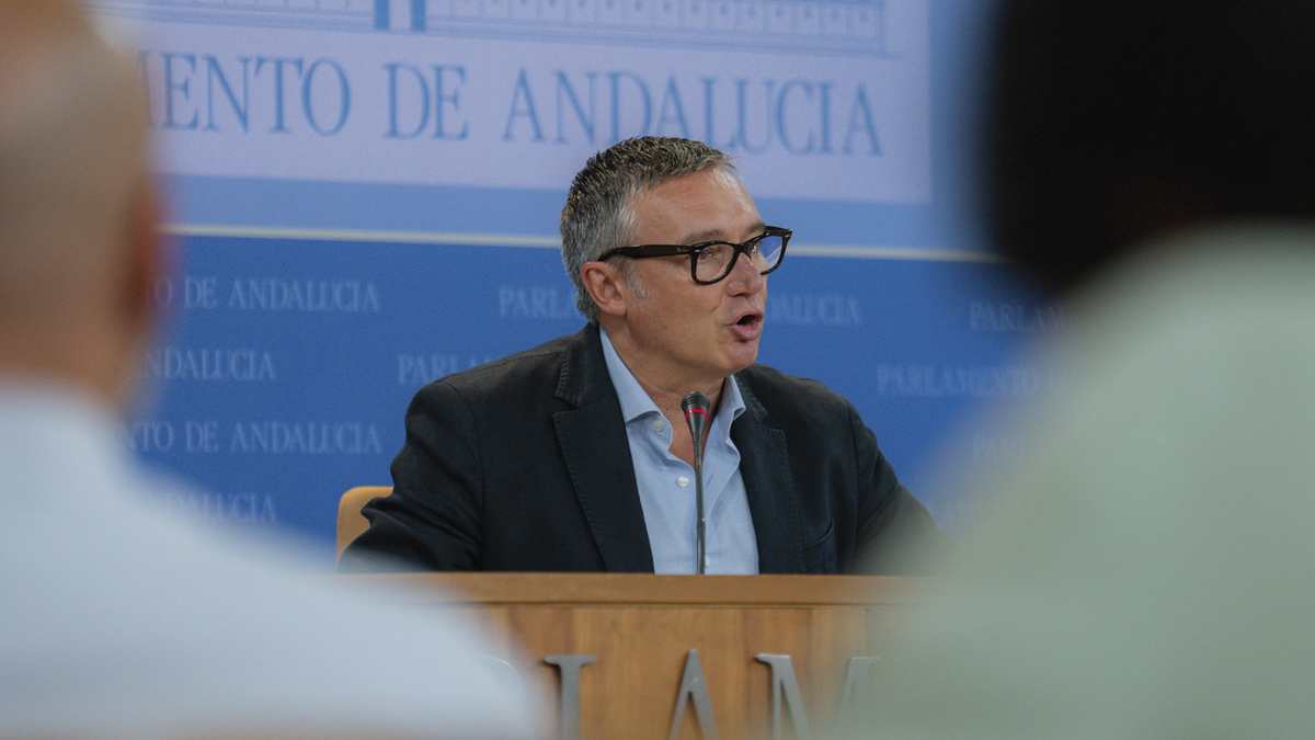 Manuel Gavira, portavoz del Grupo Parlamentario VOX en el Parlamento de Andalucía