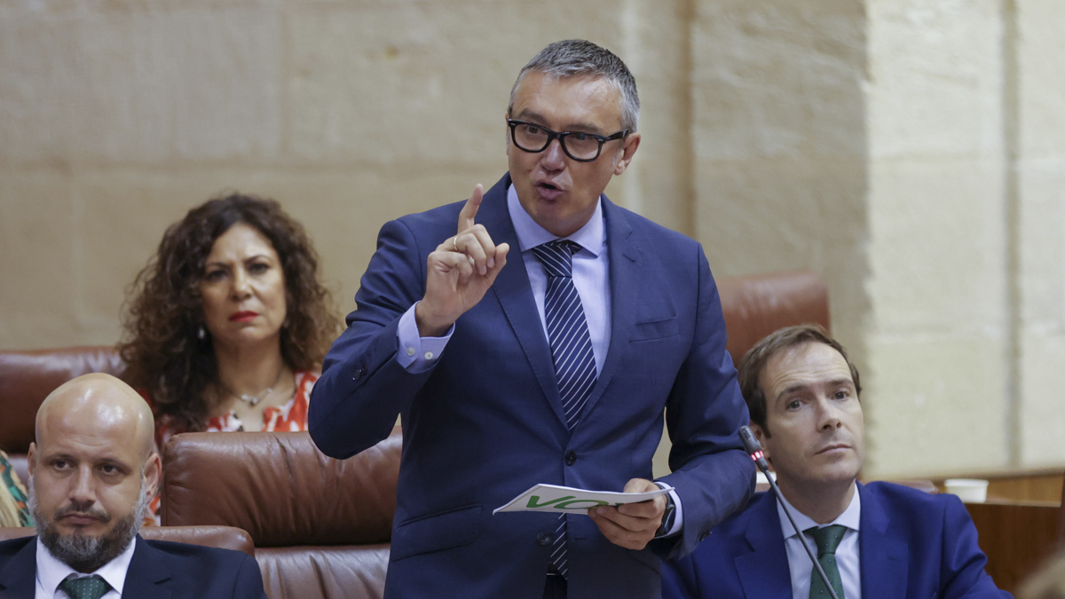 Manuel Gavira, portavoz del Grupo Parlamentario VOX en el Parlamento de Andalucía