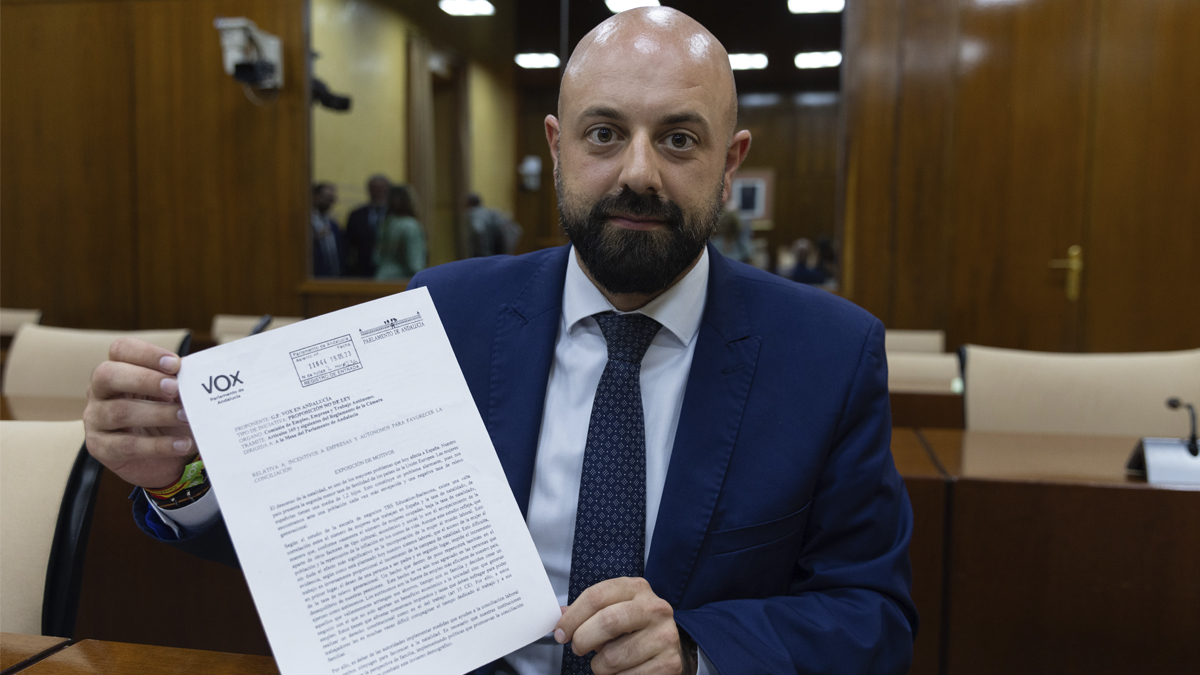 Juan José Bosquet, diputado del Grupo Parlamentario VOX en el Parlamento de Andalucía por Almería