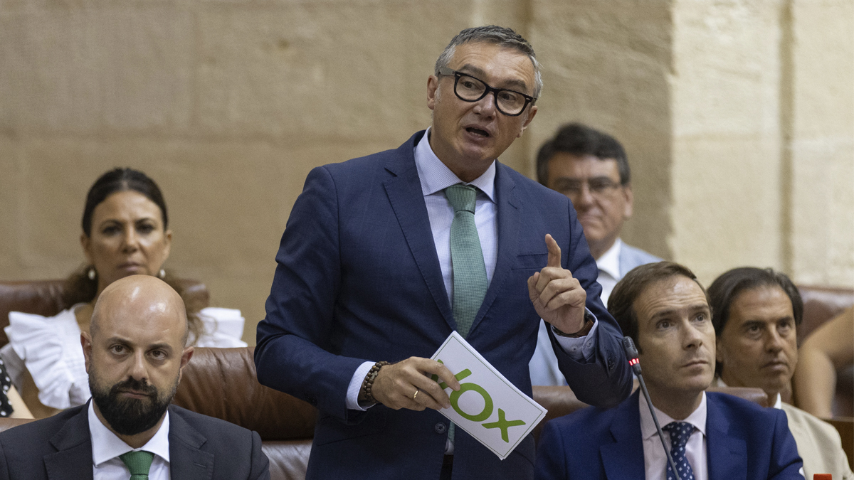 Manuel Gavira, portavoz del Grupo Parlamentario VOX en el Parlamento de Andalucía