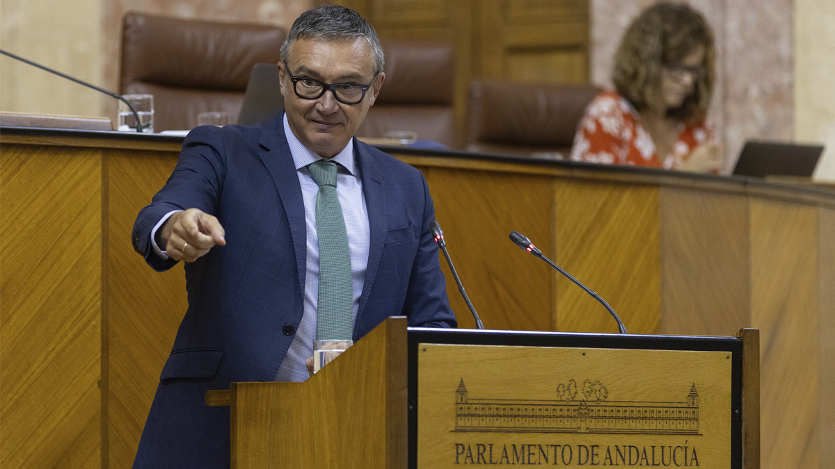 Manuel Gavira, portavoz del Grupo Parlamentario VOX en el Parlamento de Andalucía