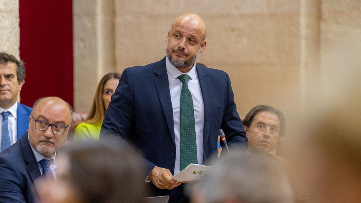 Rodrigo Alonso, portavoz adjunto del Grupo Parlamentario VOX en el Parlamento de Andalucía