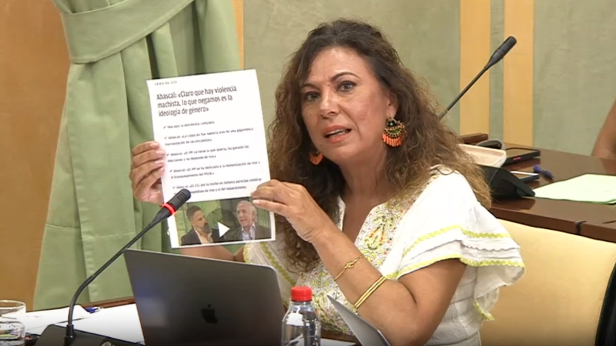 Ana Ruíz, diputada del Grupo Parlamentario VOX en el Parlamento de Andalucía por Sevilla