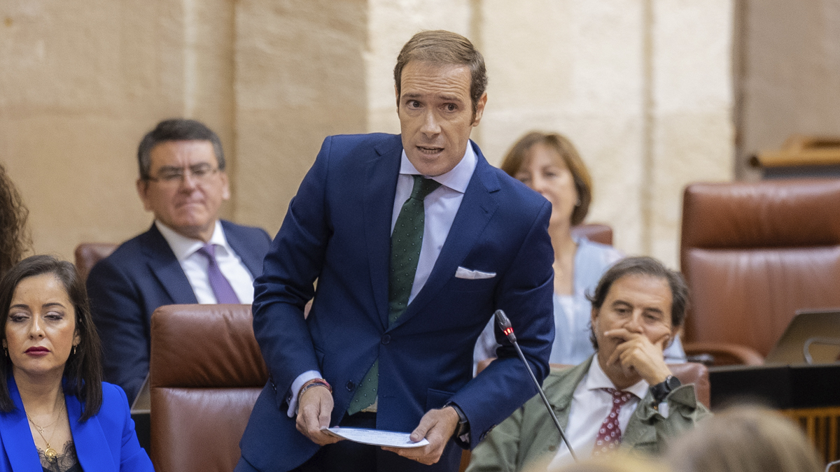 Javier Cortés, diputado del Grupo Parlamentario VOX en el Parlamento de Andalucía por Sevilla