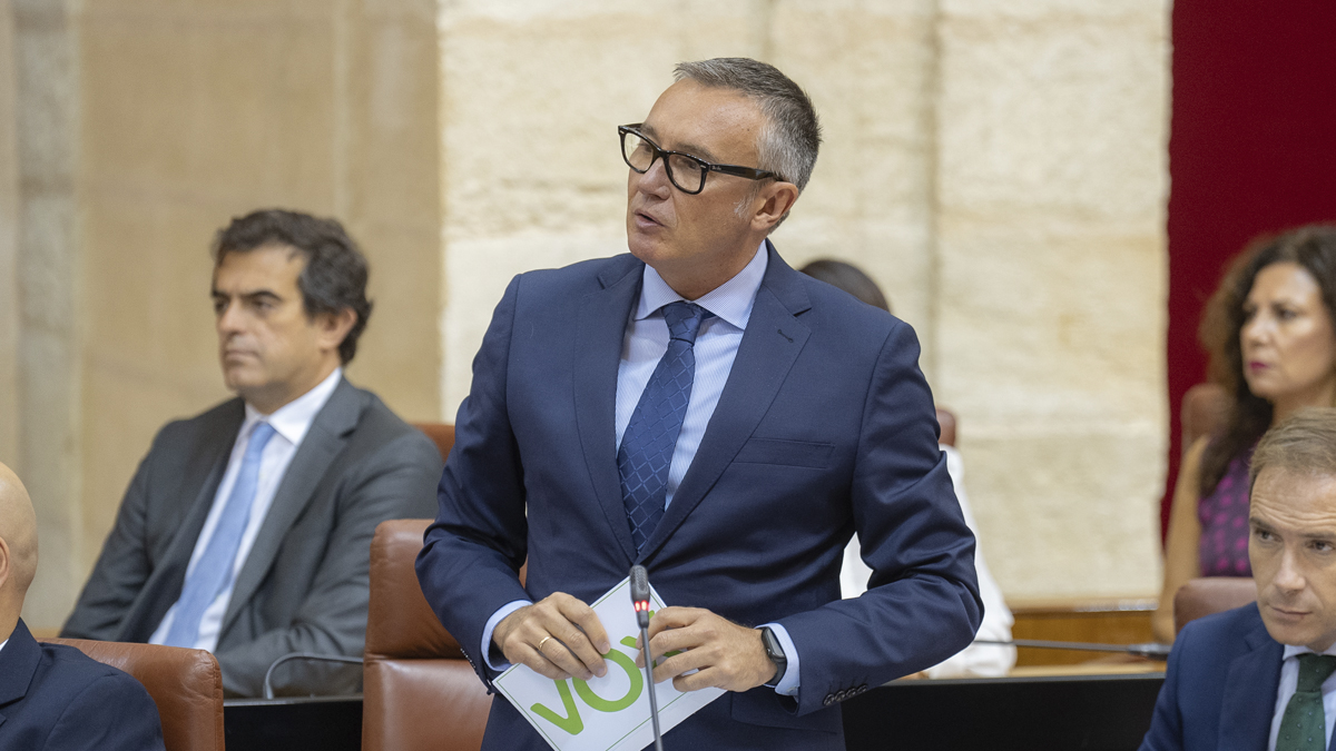 Manuel Gavira, portavoz del Grupo Parlamentario VOX en el Parlamento de Andalucía