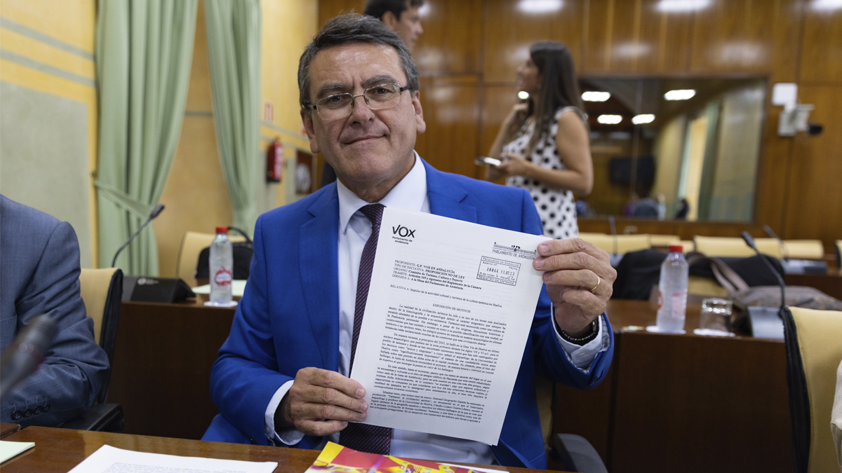 Rafael Segovia, diputado del Grupo Parlamentario VOX en el Parlamento de Andalucía por Huelva