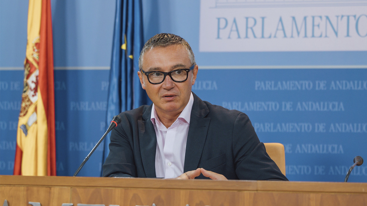 Manuel Gavira, portavoz del Grupo Parlamentario VOX en el Parlamento de Andalucía