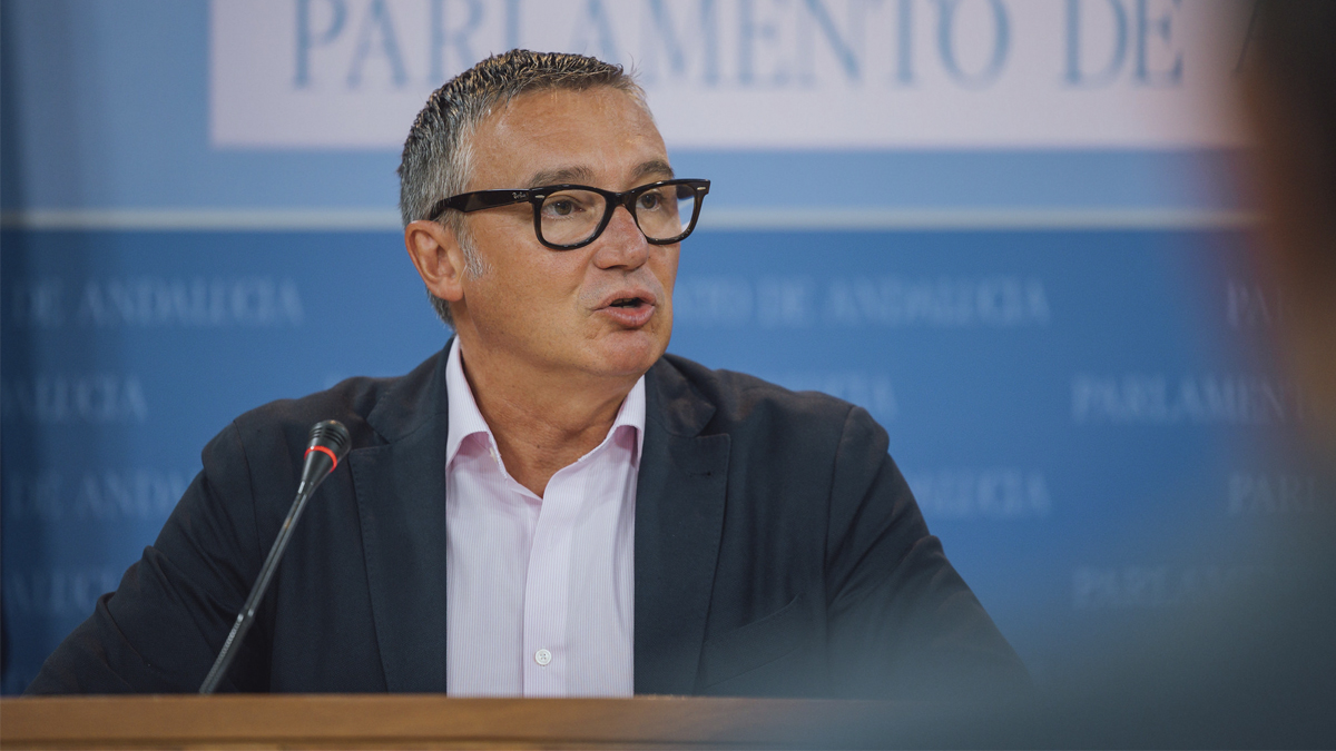 Manuel Gavira, portavoz del Grupo Parlamentario VOX en el Parlamento de Andalucía