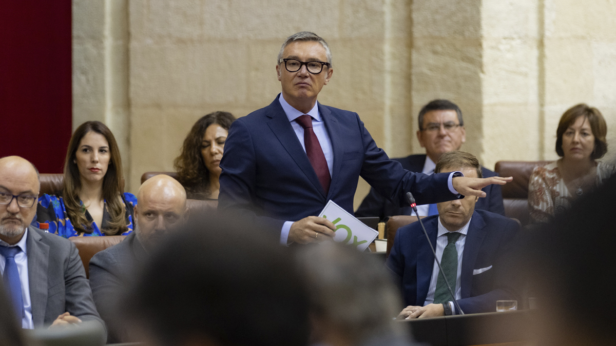 Manuel Gavira, portavoz del Grupo Parlamentario VOX en el Parlamento de Andalucía