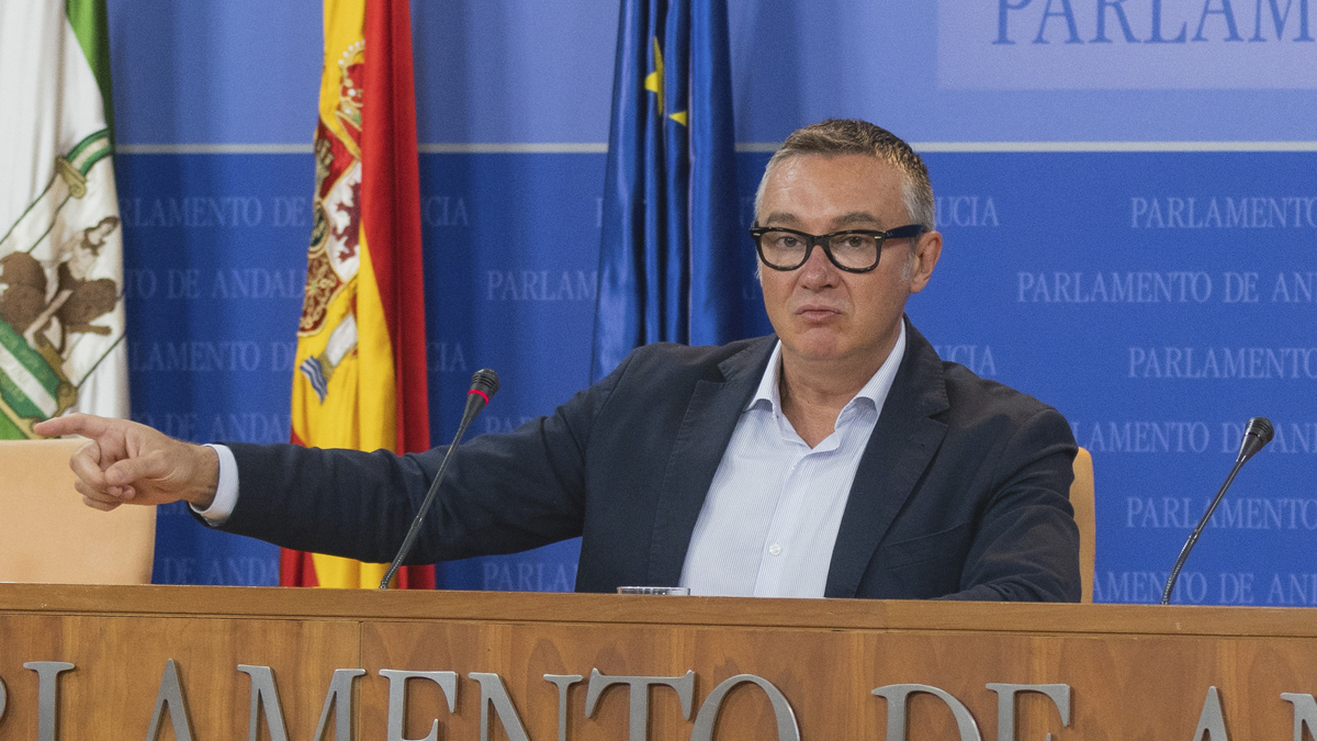 Manuel Gavira, portavoz del Grupo Parlamentario VOX en el Parlamento de Andalucía