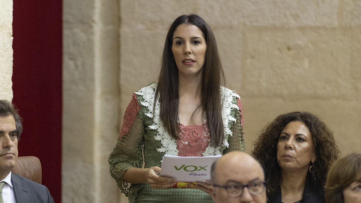 Purificacion Fernandez, diputada del Grupo Parlamentario VOX en el Parlamento de Andalucia por Malaga