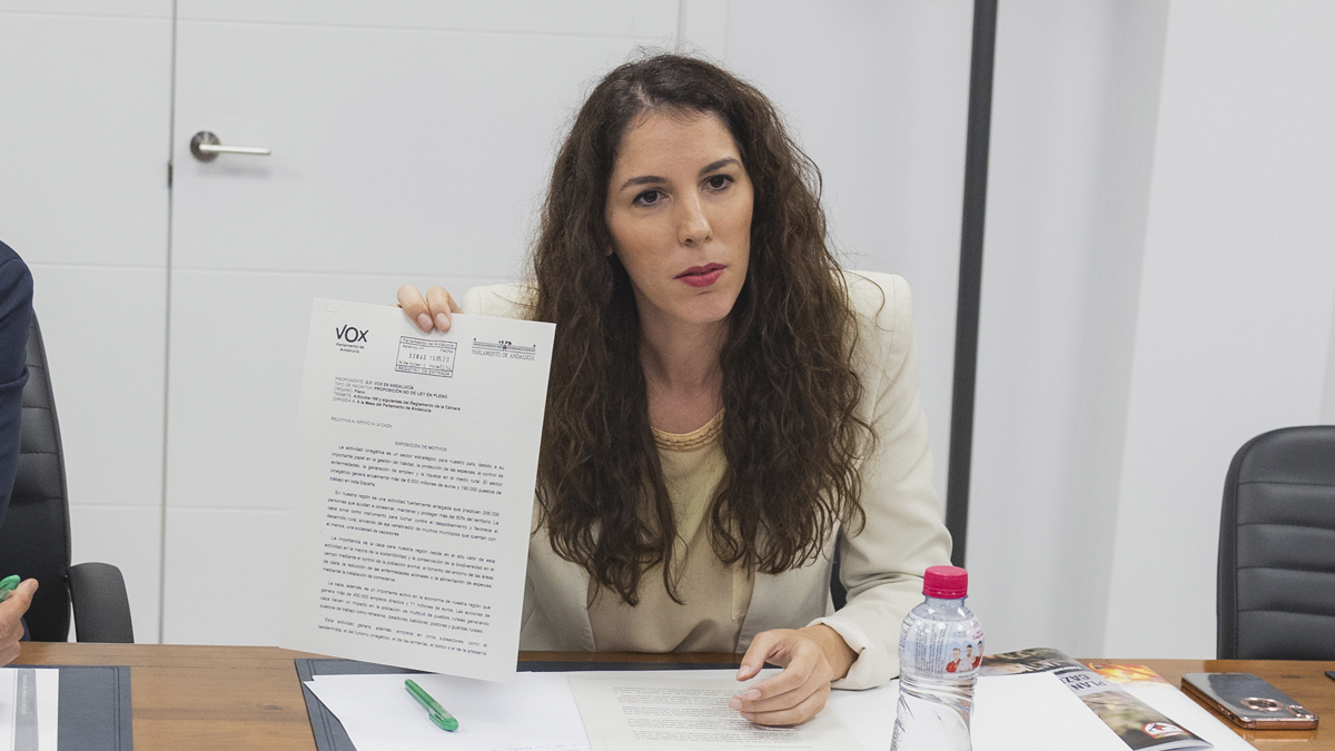 Purificación Fernández, diputada del Grupo Parlamentario VOX en el Parlamento de Andalucía por Málaga
