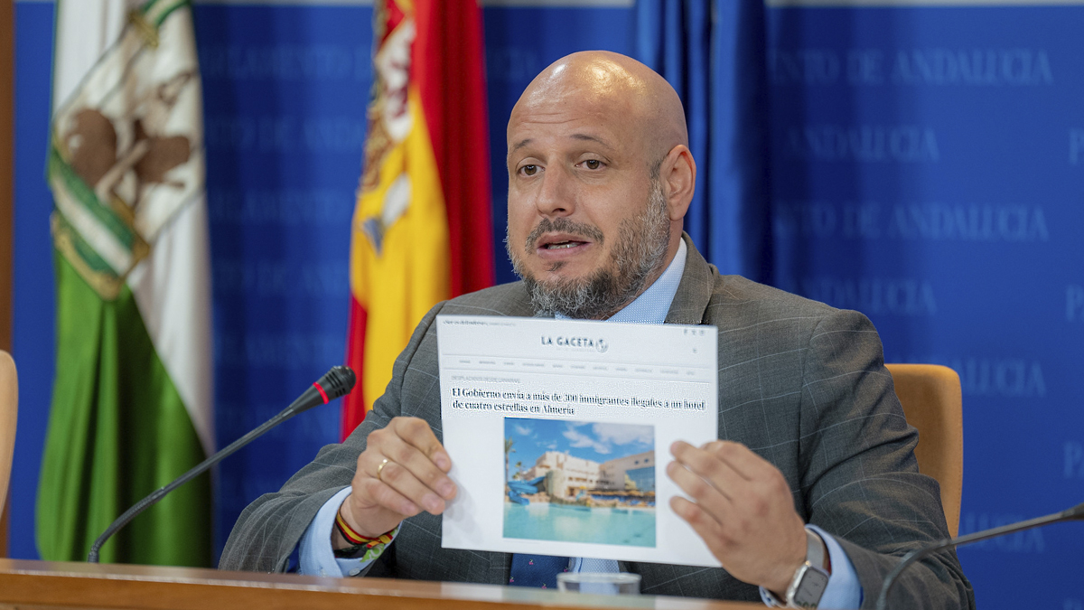 Rodrigo Alonso, portavoz adjunto del Grupo Parlamentario VOX en el Parlamento de Andalucía