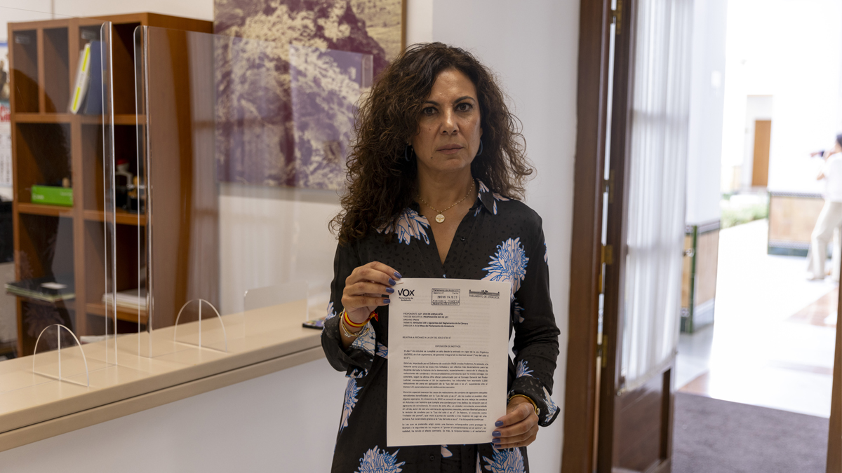 Ana Ruíz, diputada del Grupo Parlamentario VOX en el Parlamento de Andalucía