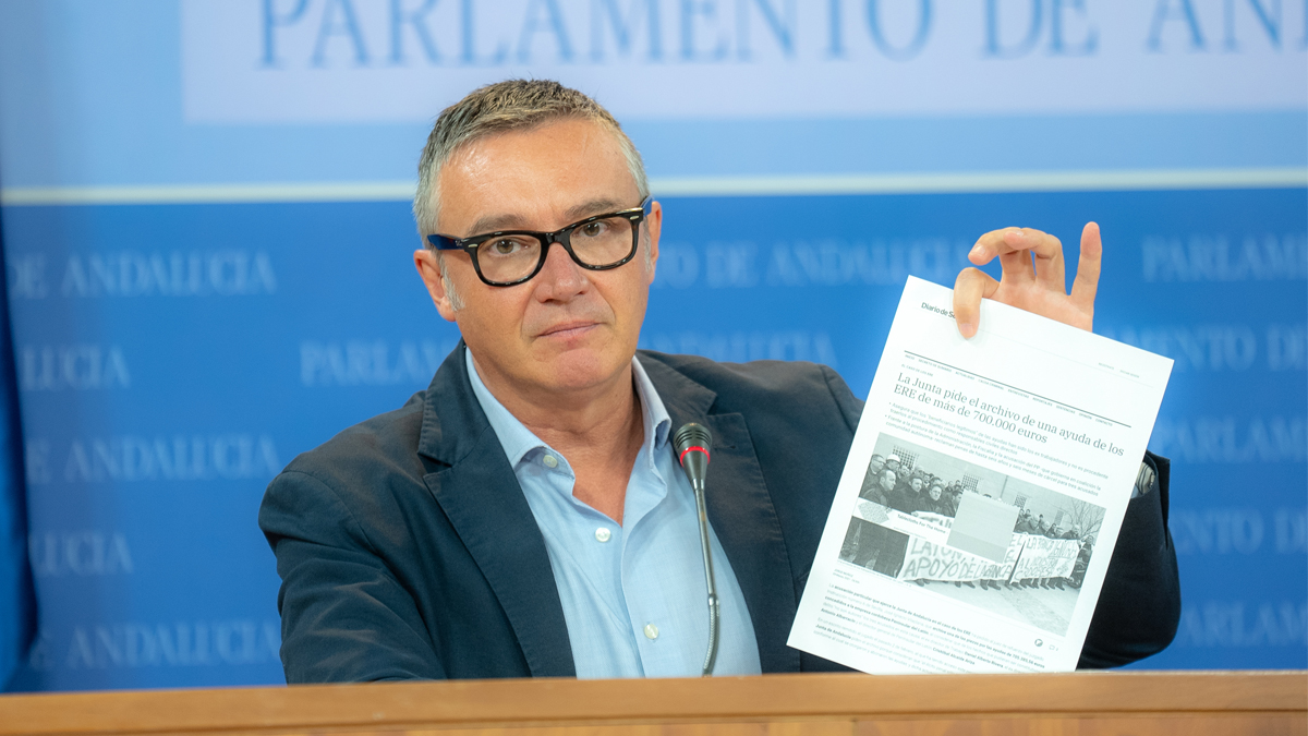 Manuel Gavira, portavoz del Grupo Parlamentario VOX en el Parlamento de Andalucía