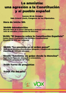 Jornadas Amnistía VOX