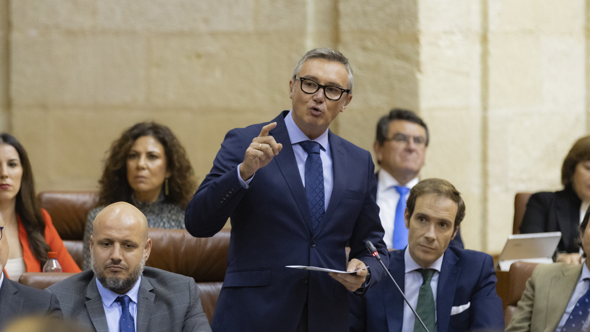 Manuel Gavira, portavoz del Grupo Parlamentario VOX en el Parlamento de Andalucía