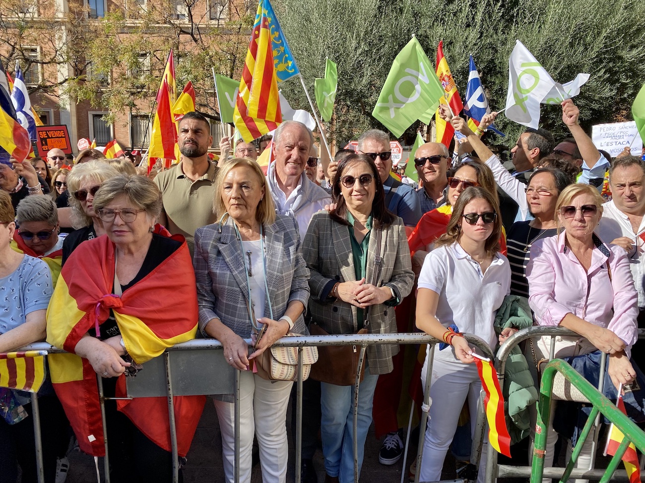 Manifestación frente a la amnistía