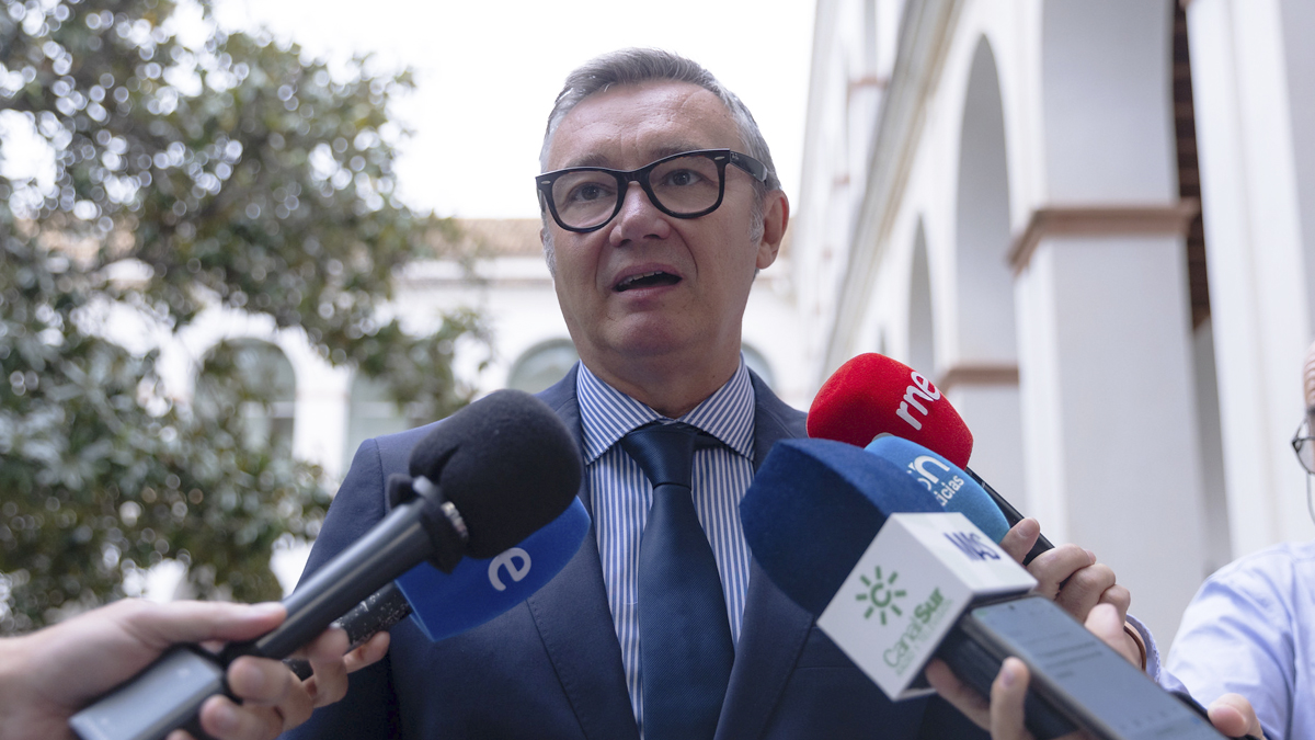 Manuel Gavira, portavoz del Grupo Parlamentario VOX en el Parlamento de Andalucia