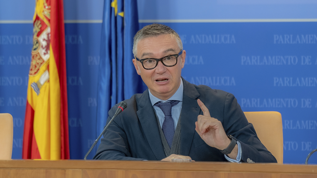Manuel Gavira, portavoz del Grupo Parlamentario VOX en el Parlamento de Andalucia