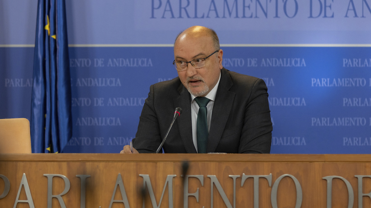 Ricardo Lopez Olea, portavoz adjunto del Grupo Parlamentario VOX en el Parlamento de Andalucia