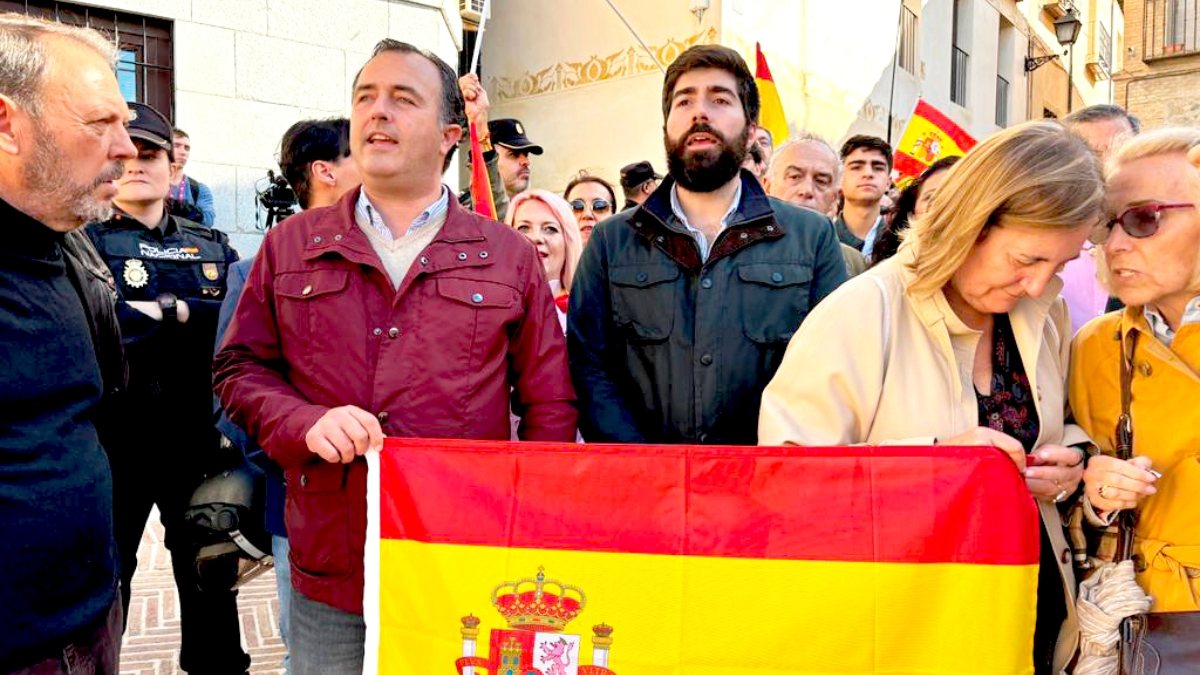 Manifestación frente a la amnistía