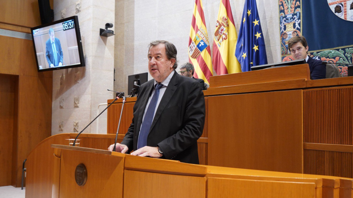 Juan Vidal portavoz de VOX en el área de Medio Ambiente en las Cortes de Aragón