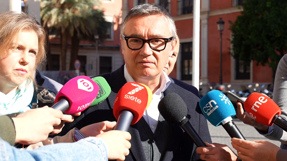Manuel Gavira, portavoz del Grupo Parlamentario VOX en el Parlamento de Andalucia