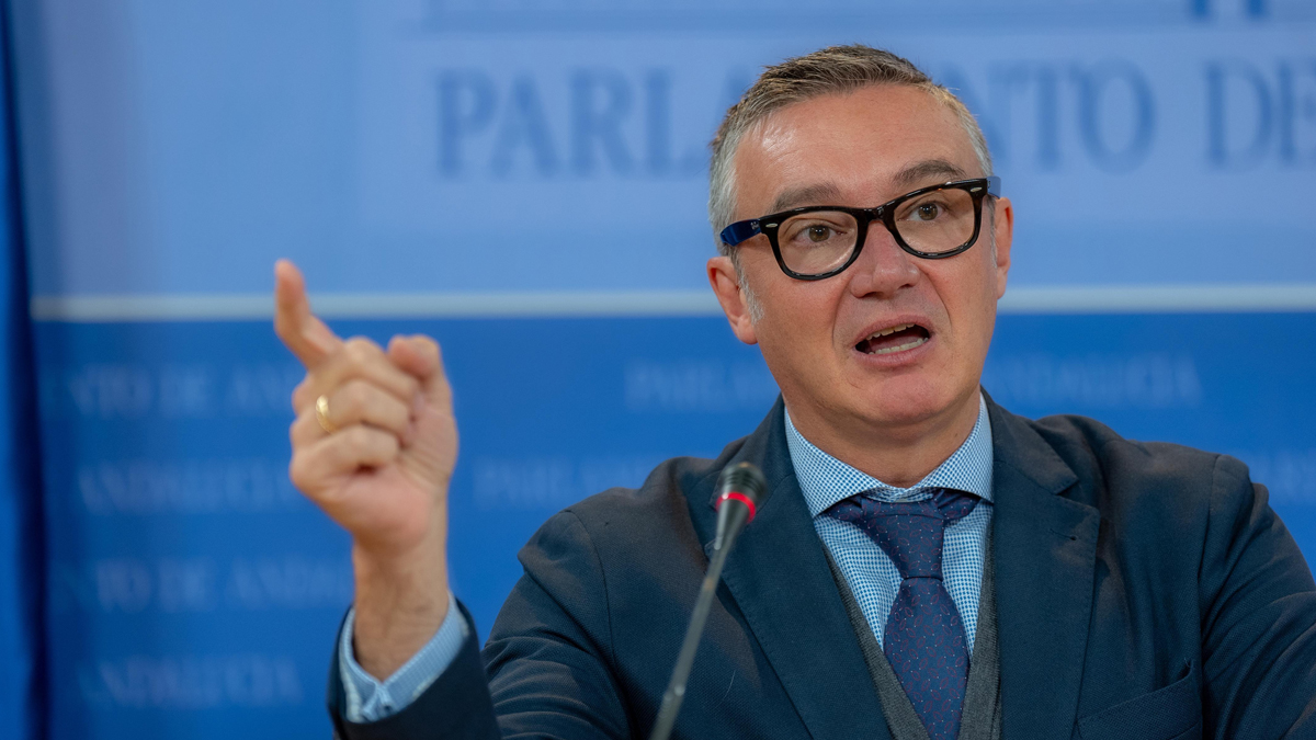 Manuel Gavira, portavoz del Grupo Parlamentario VOX en el Parlamento de Andalucia
