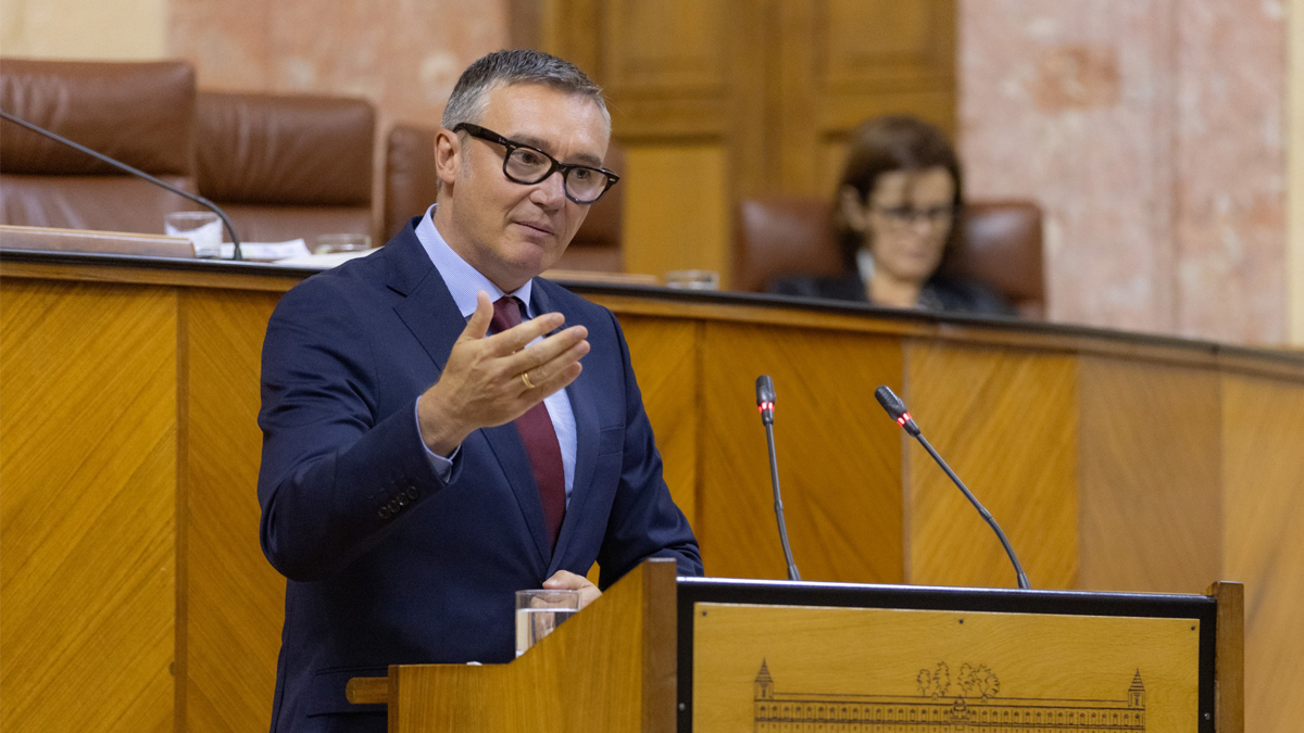 Manuel Gavira, portavoz del Grupo Parlamentario VOX en el Parlamento de Andalucia