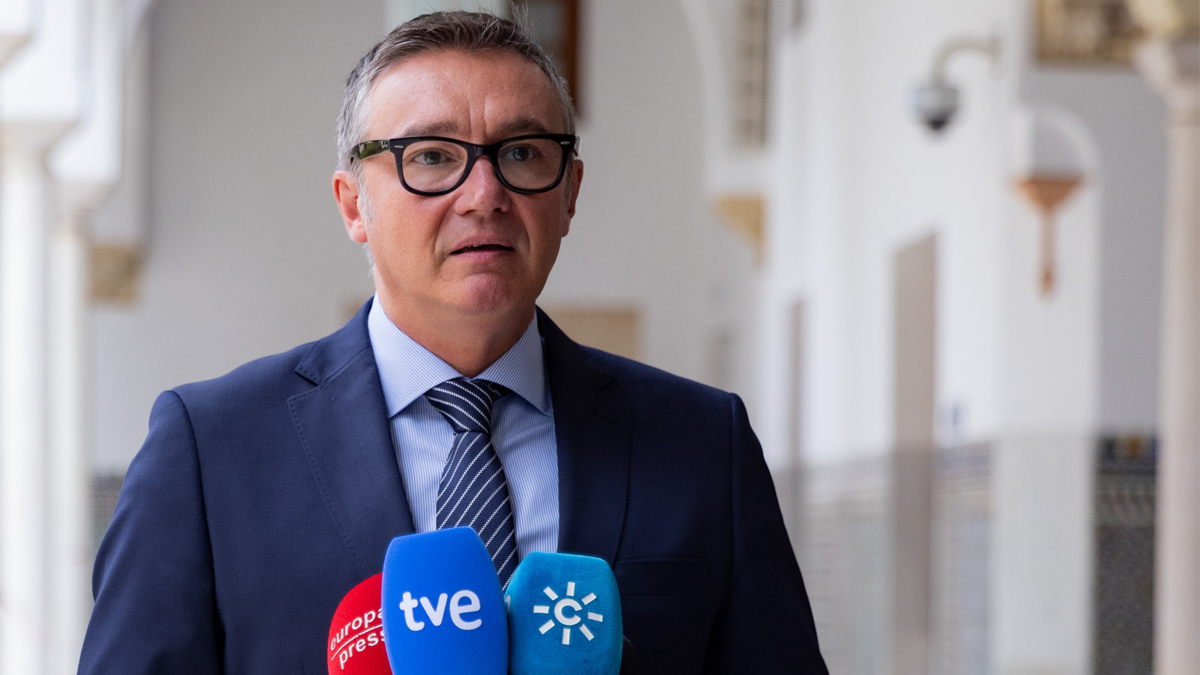 Manuel Gavira, portavoz del Grupo Parlamentario VOX en el Parlamento de Andalucia
