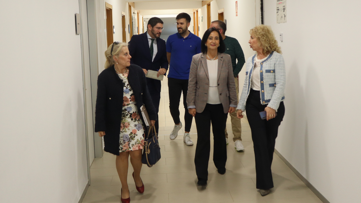 Alejandro Nolasco, en la visita al IMLA