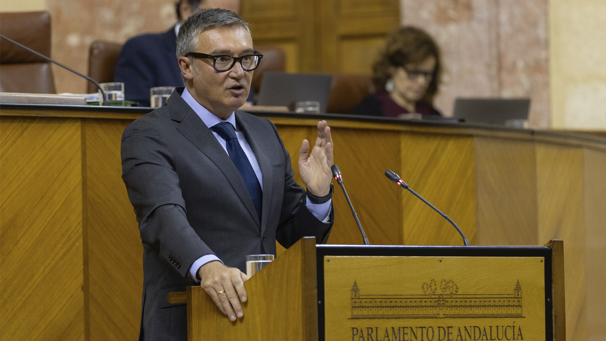 Manuel Gavira, portavoz del Grupo Parlamentario VOX en el Parlamento de Andalucia