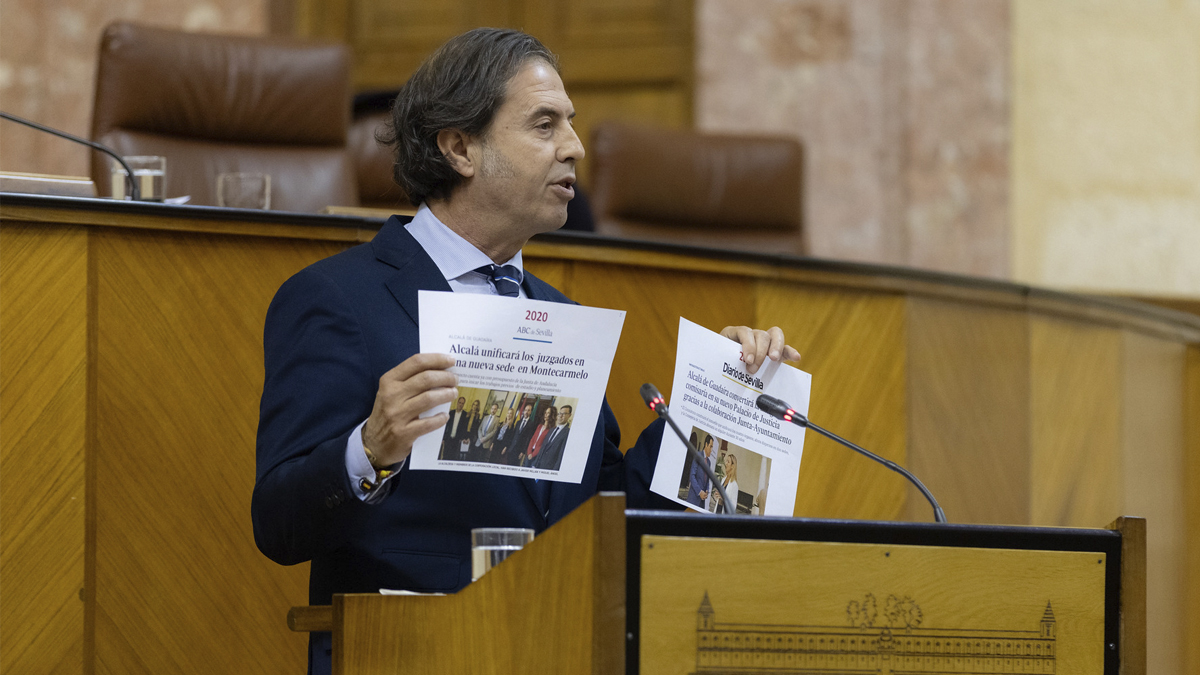 Benito Morillo, Secretario General del Grupo Parlamentario VOX en el Parlamento de Andalucia