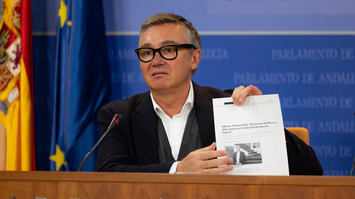 Manuel Gavira, portavoz del Grupo Parlamentario VOX en el Parlamento de Andalucia