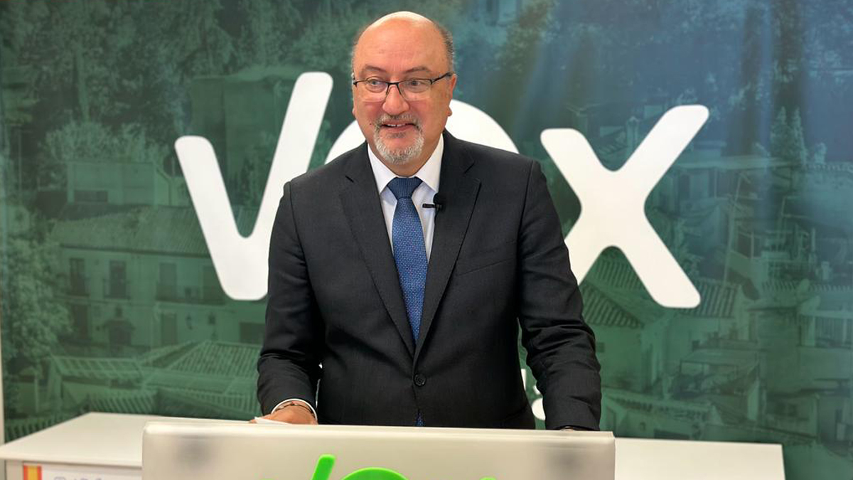 Ricardo Lopez Olea, portavoz adjunto del Grupo Parlamentario VOX en el Parlamento de Andalucia