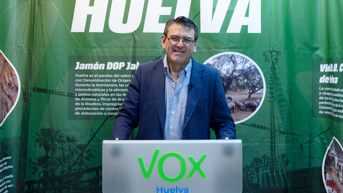 Rafael Segovia, diputado del Grupo Parlamentario VOX en el Parlamento de Andalucia por Huelva