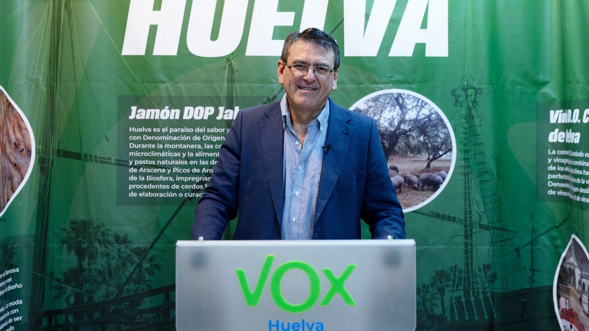 Rafael Segovia, diputado del Grupo Parlamentario VOX en el Parlamento de Andalucia por Huelva