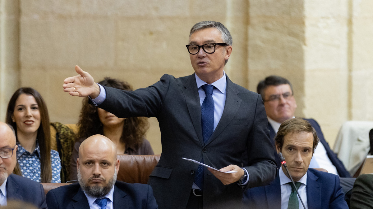 Manuel Gavira, portavoz del Grupo Parlamentario VOX en el Parlamento de Andalucia