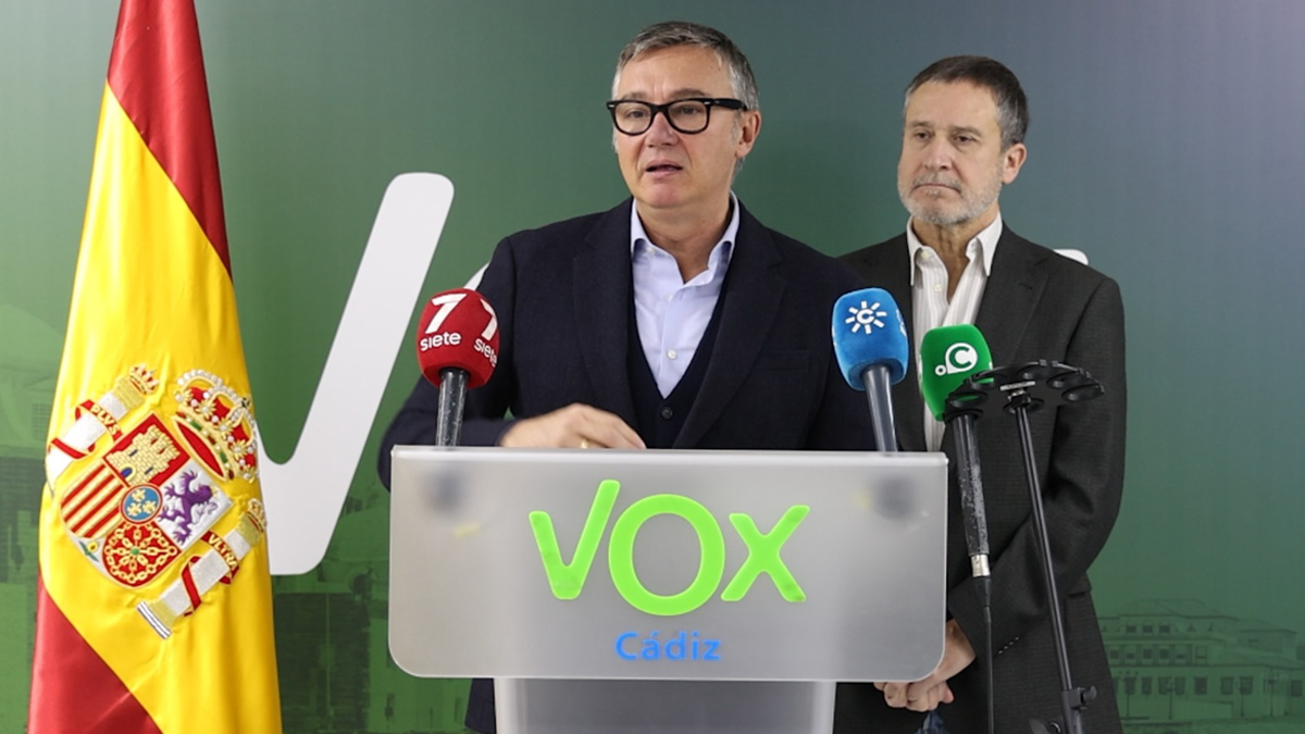 Manuel Gavira, portavoz del Grupo Parlamentario VOX en el Parlamento de Andalucia