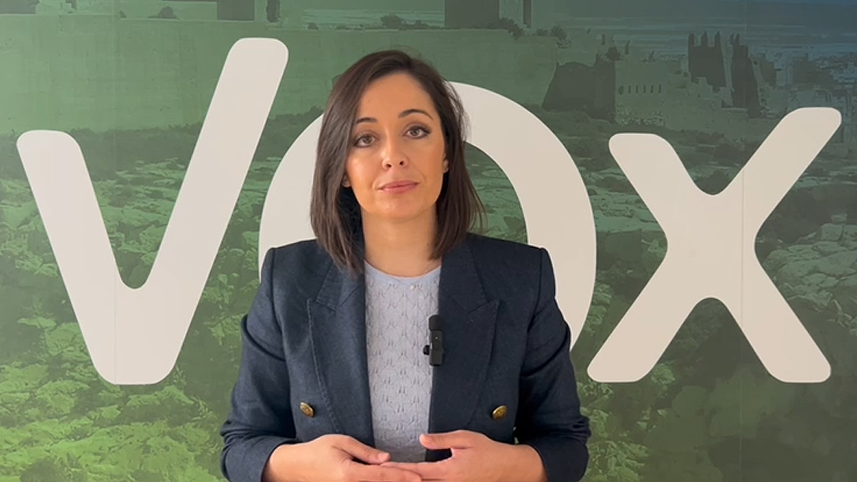 Mercedes Rodríguez Tamayo, diputada del Grupo Parlamentario VOX en el Parlamento de Andalucia por Almeria