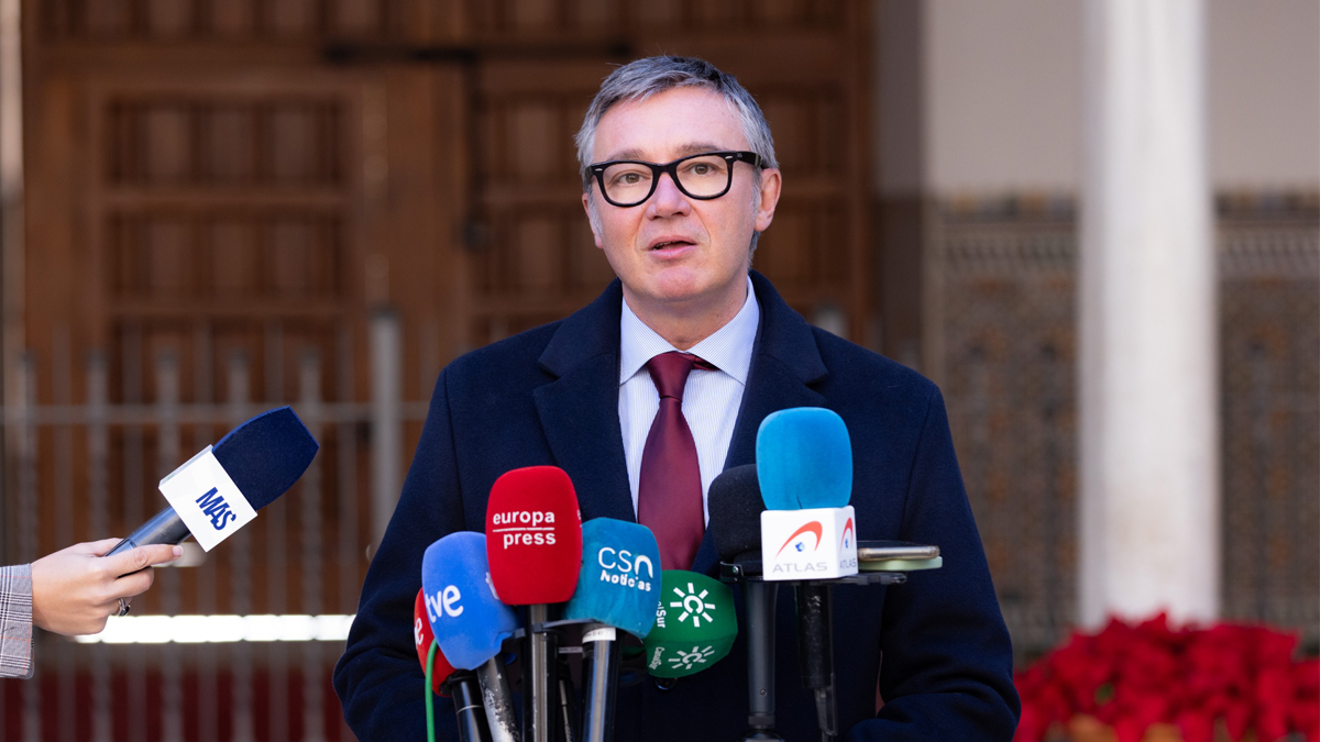 Manuel Gavira, portavoz del Grupo Parlamentario VOX en el Parlamento de Andalucia